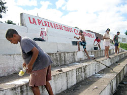 “La placita es de todos, cuidémosla”