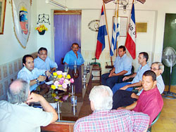 Reunión en Minas de Corrales