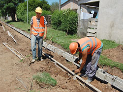 Equipo de gobierno recorrió obras en la ciudad de Tranqueras