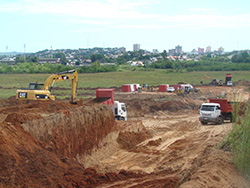 El Shopping Melancía en construcción