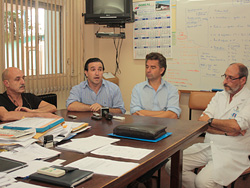 Directivo de ASSE visitó el Hospital junto al diputado Gerardo Amarilla