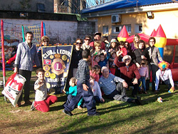 Club de Leones Rivera Chico celebro el Día del Niño con los chicos del Hogar Infantil del INAU.