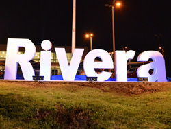 Se inauguró nuevo letrero de Rivera en la entrada a la ciudad