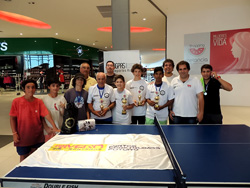 Finalizó el torneo de tenis de mesa, Copa “Alfajores Molke”