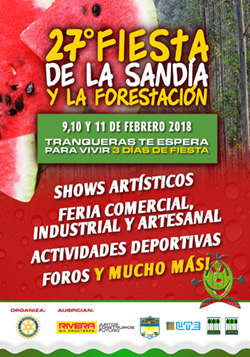 Confirman números artísticos de la Fiesta de la Sandía y la Forestación