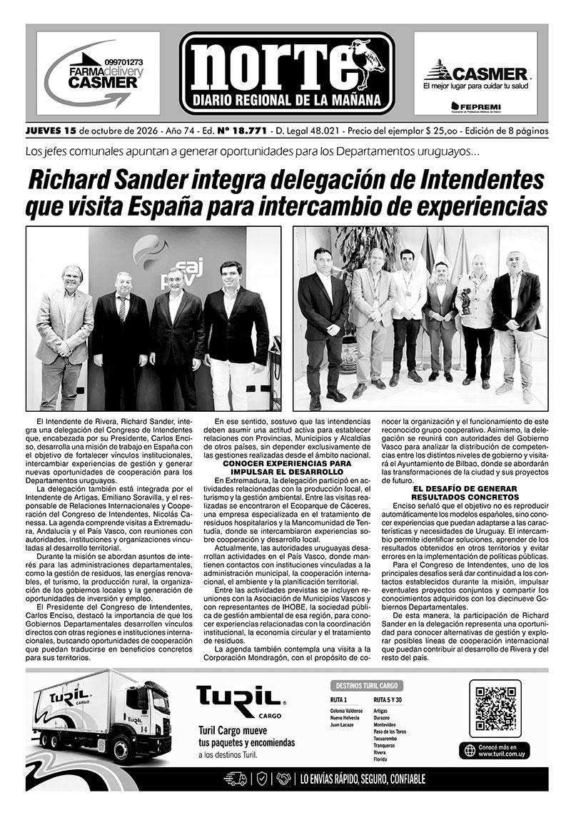 La portada del día