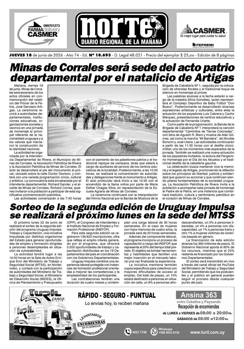 La portada del día