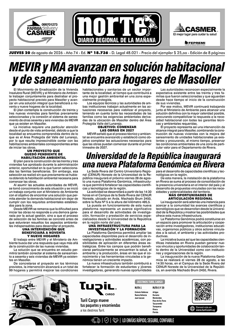 La portada del día