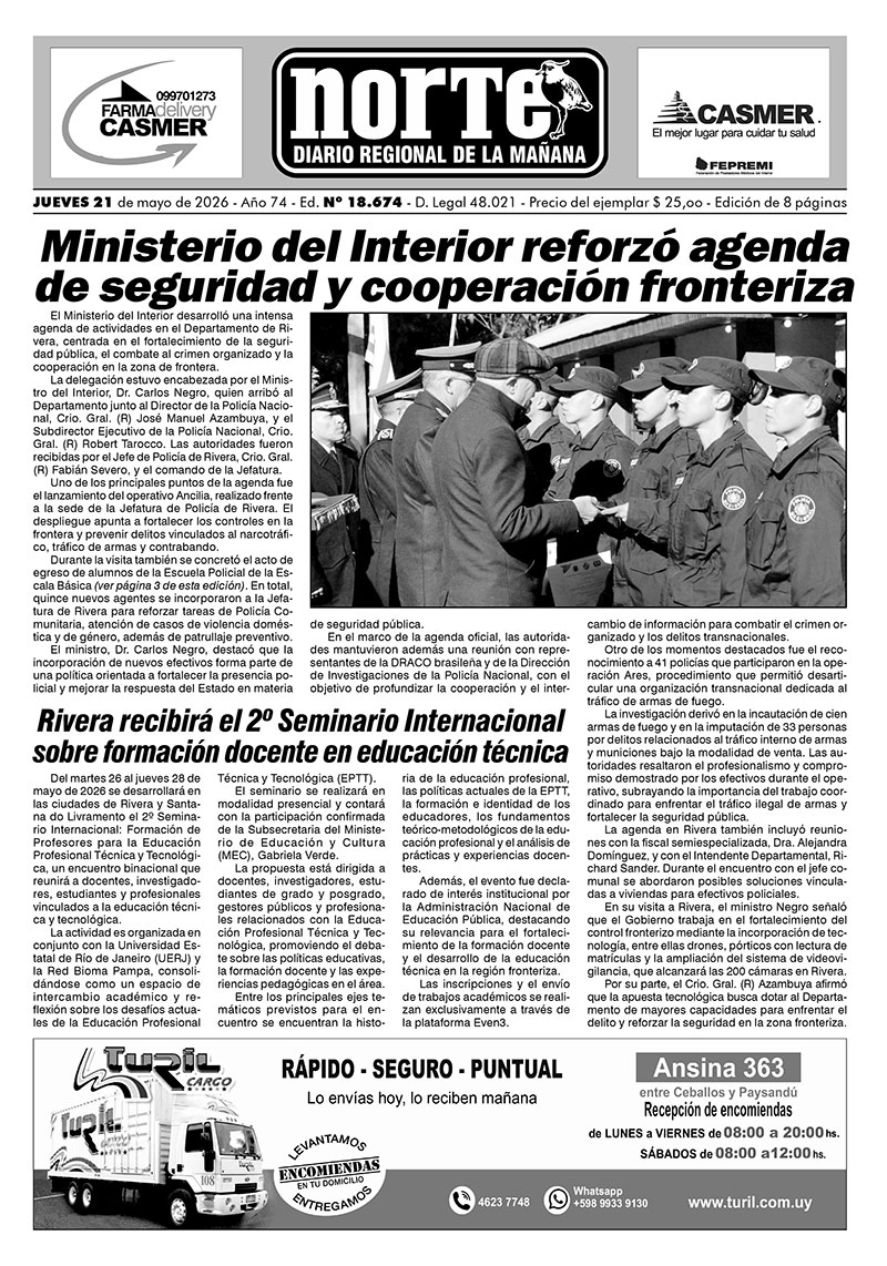 La portada del día