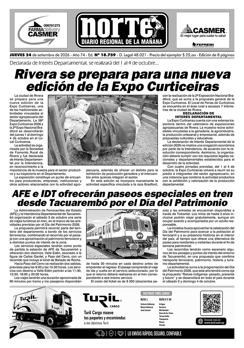La portada del día