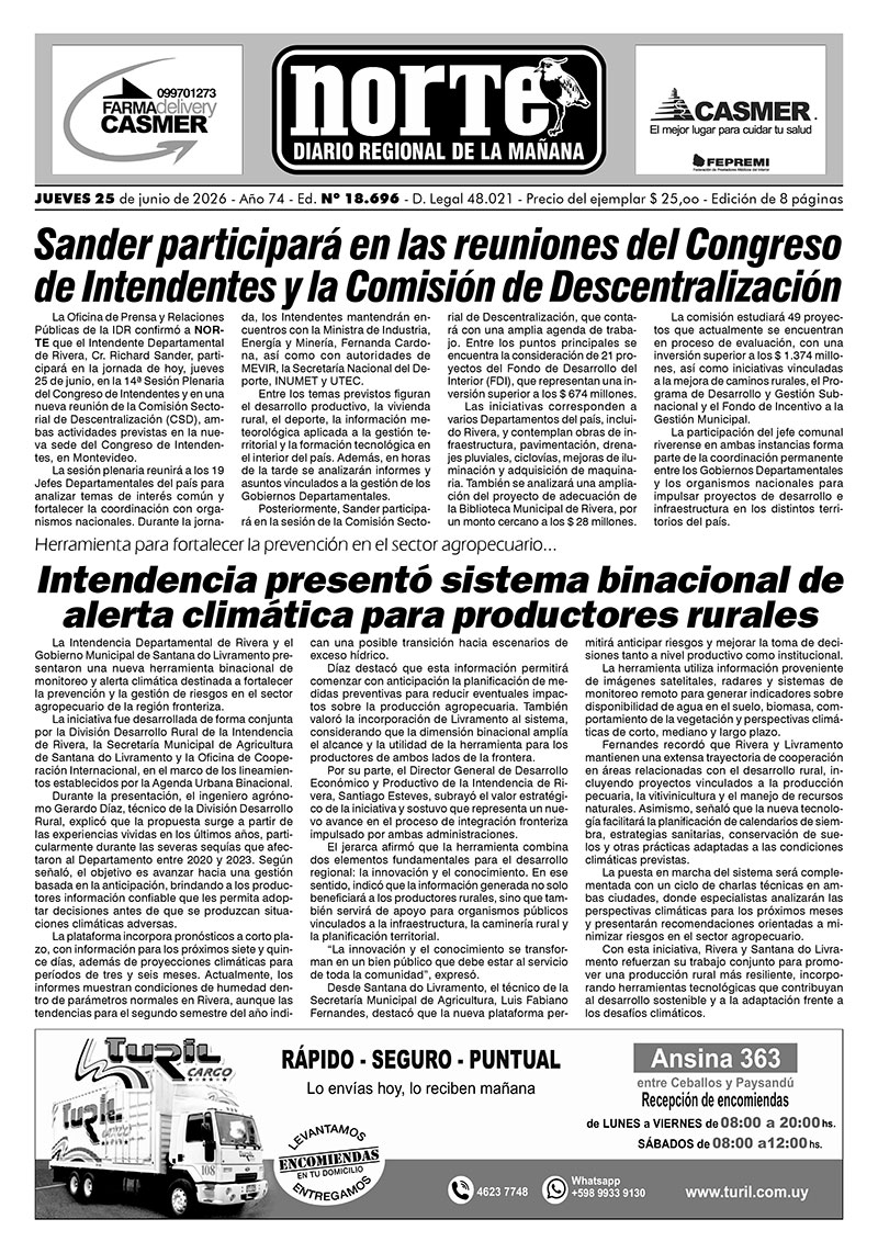 La portada del día