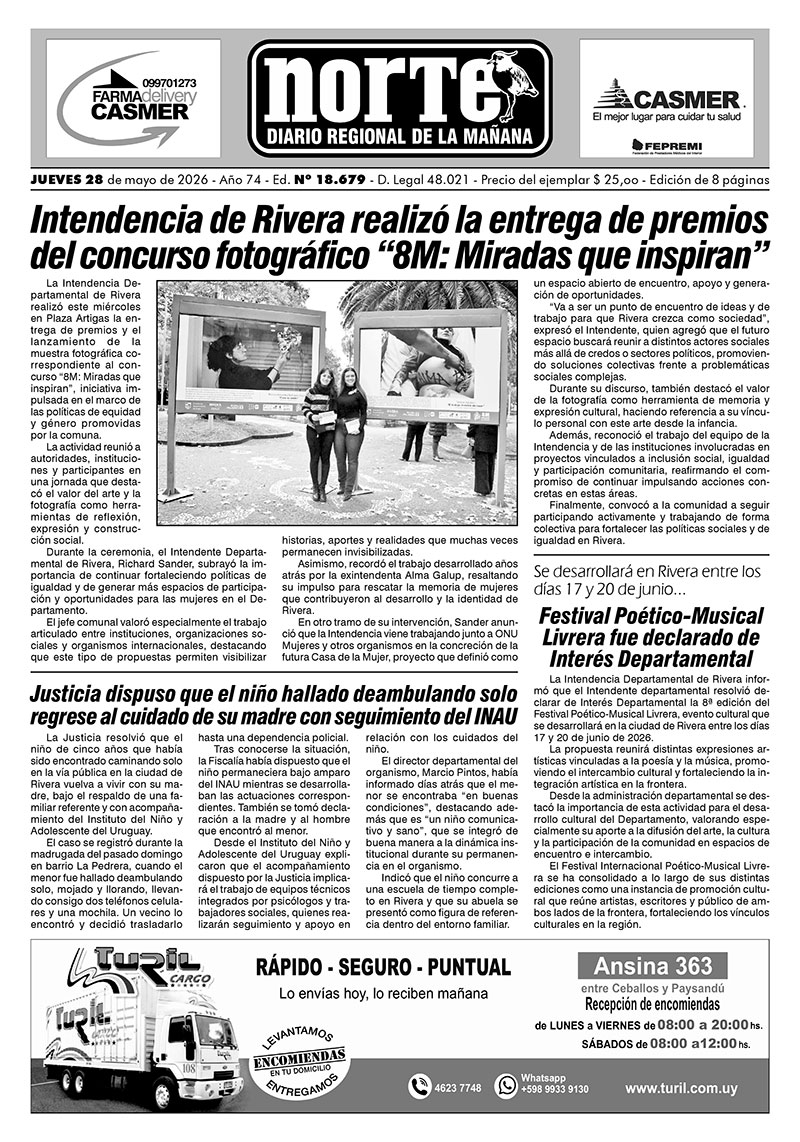 La portada del día
