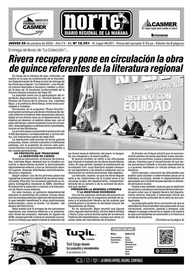 La portada del día