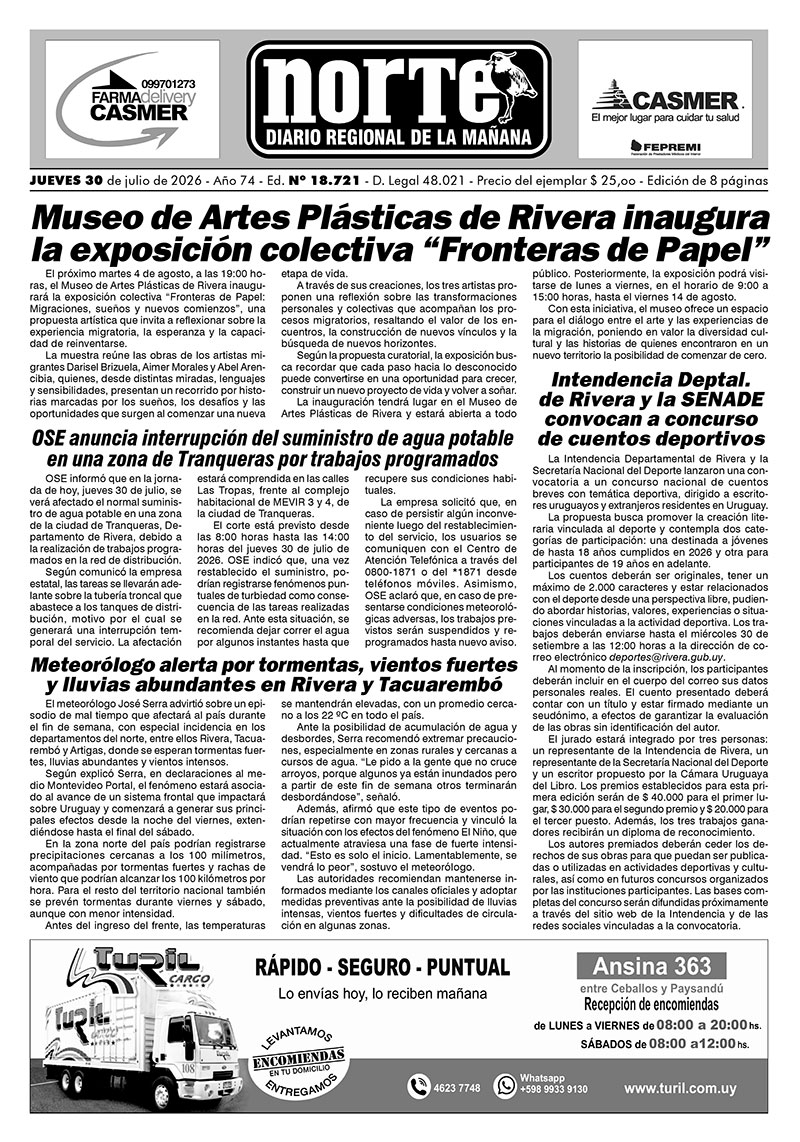 La portada del día