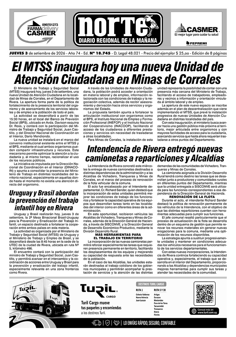 La portada del día
