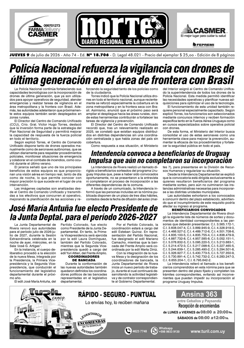 La portada del día