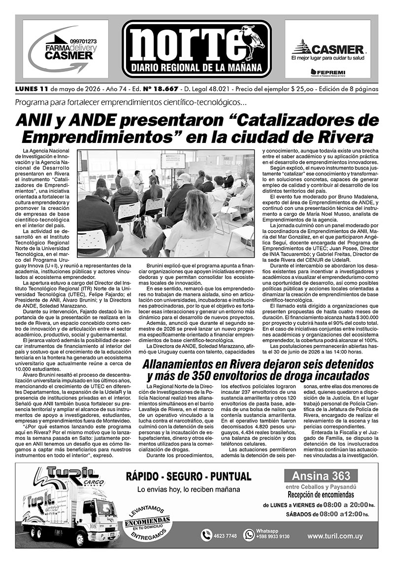 La portada del día