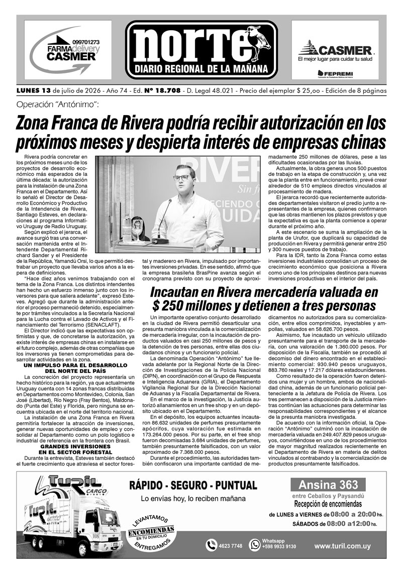La portada del día