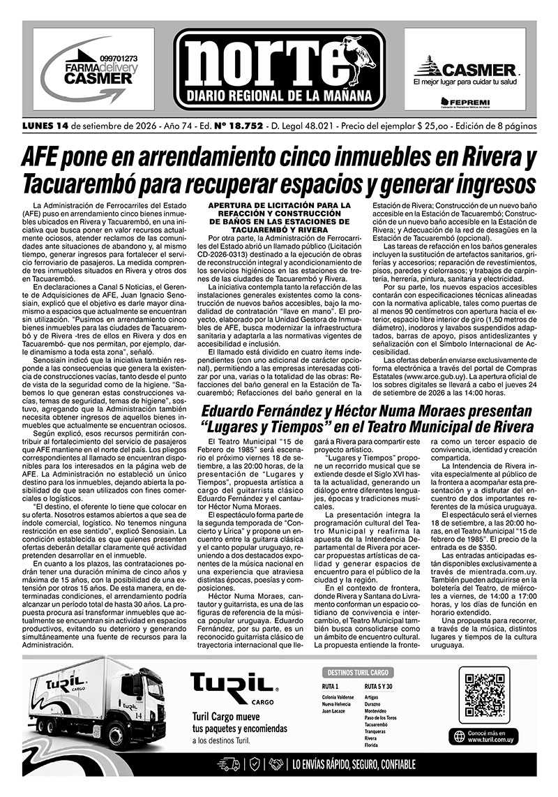 La portada del día