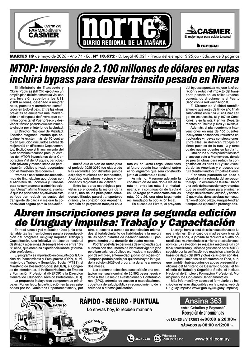 La portada del día