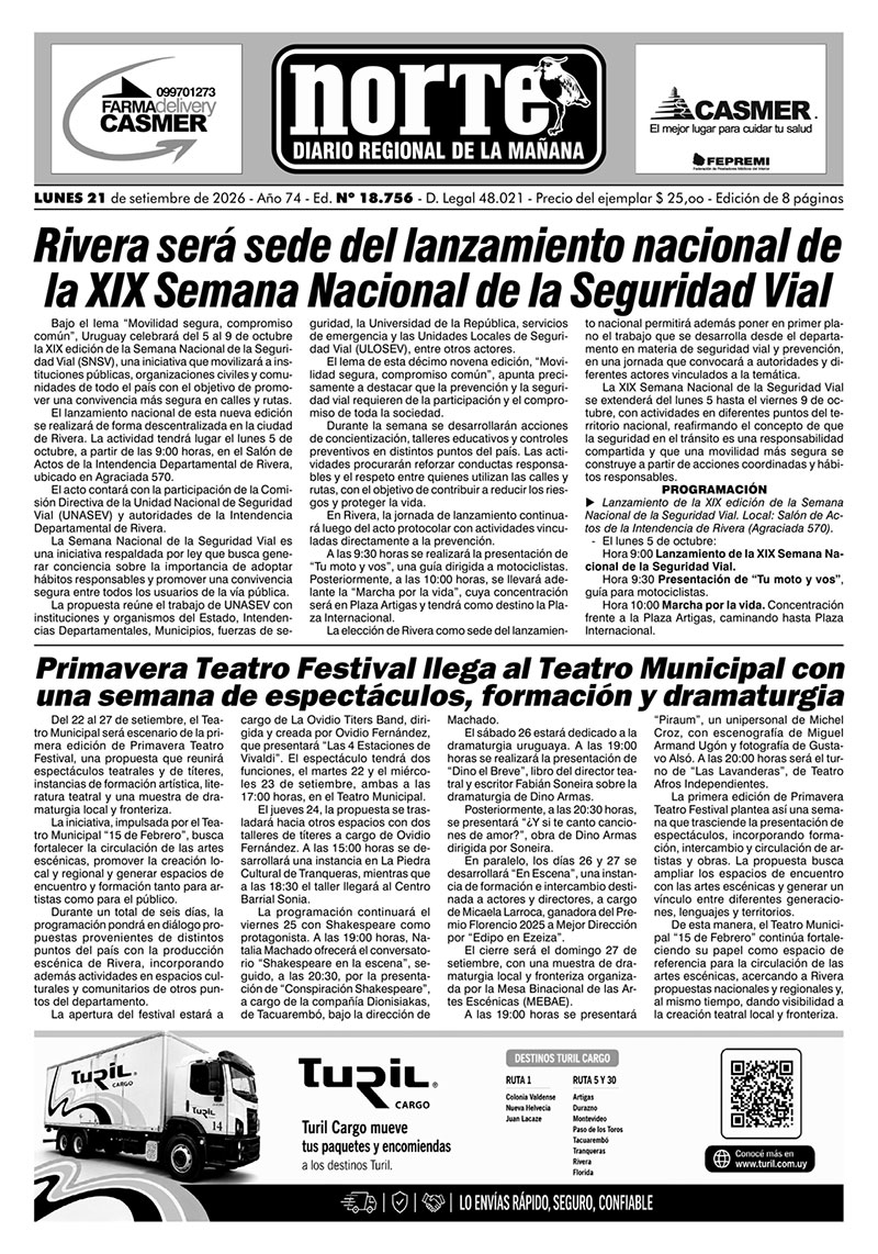 La portada del día