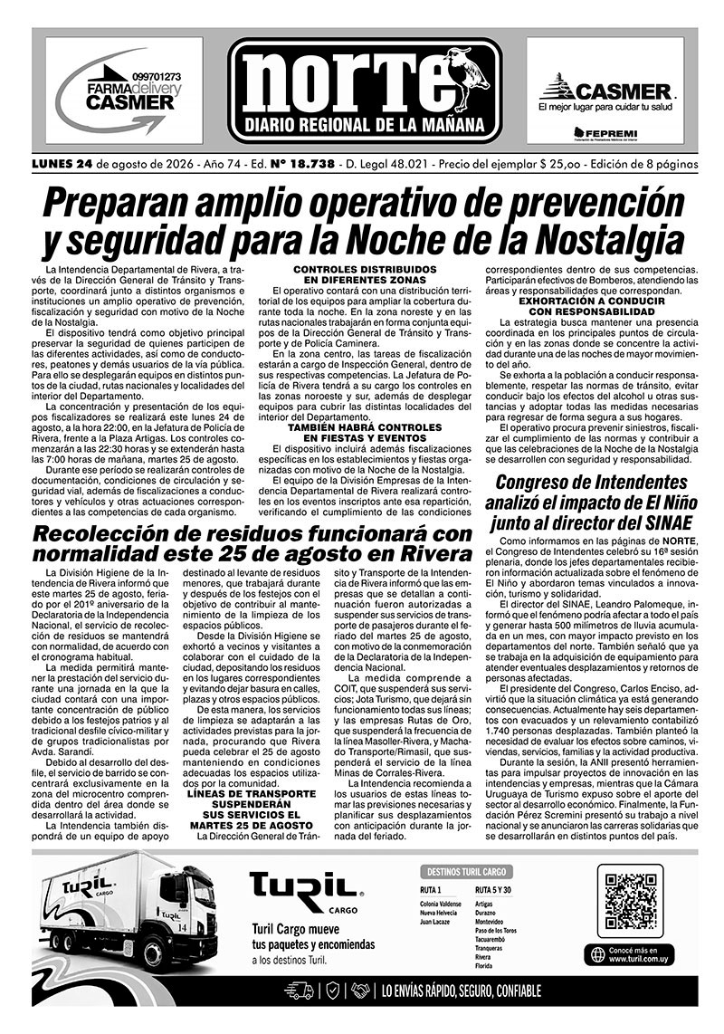 La portada del día