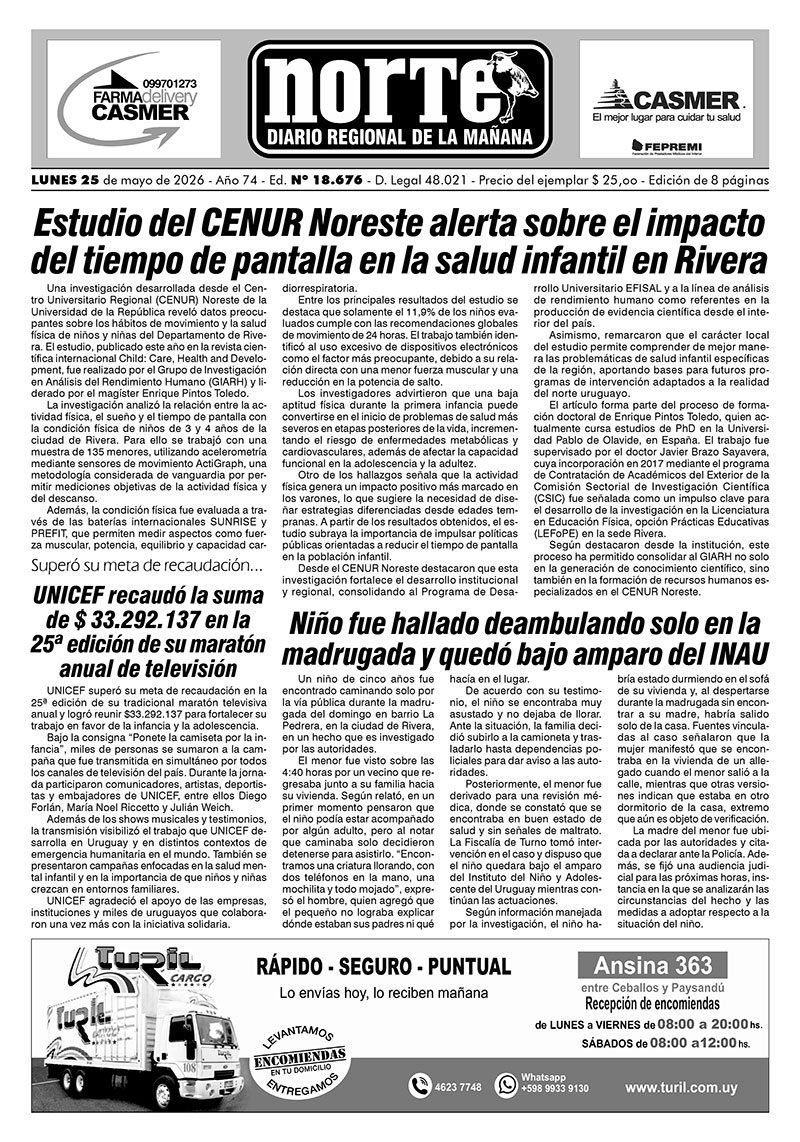 La portada del día