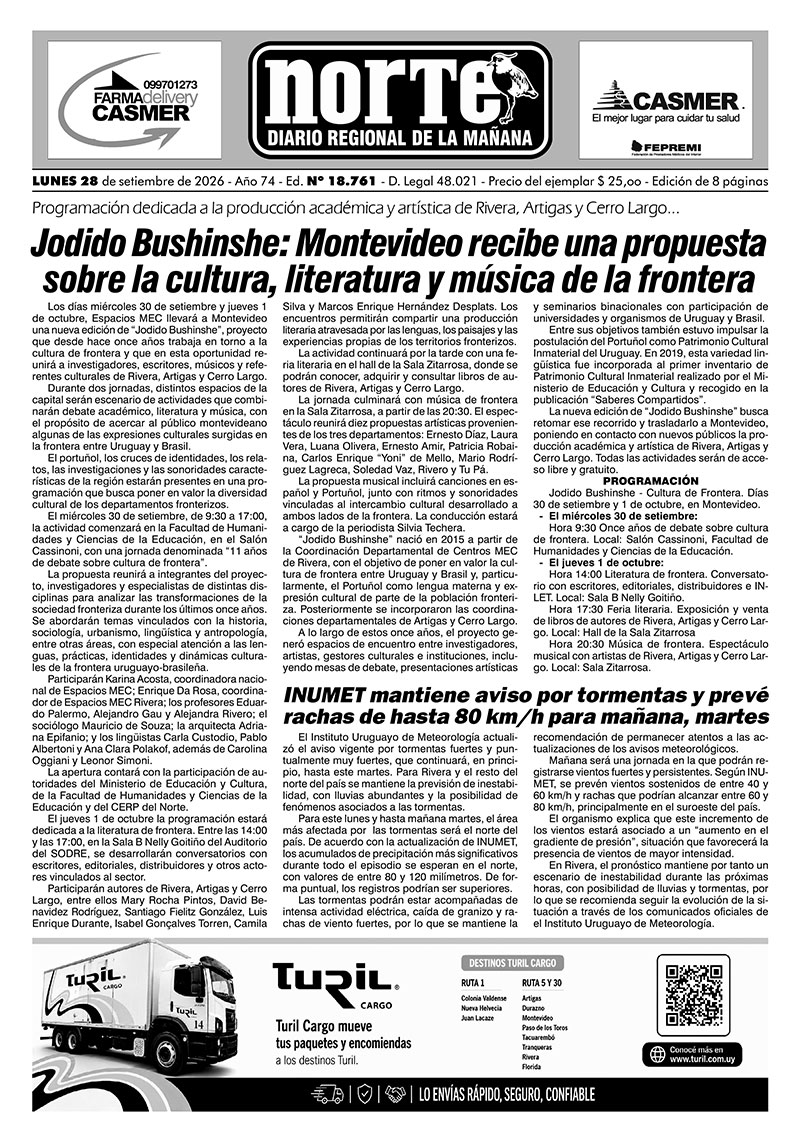 La portada del día