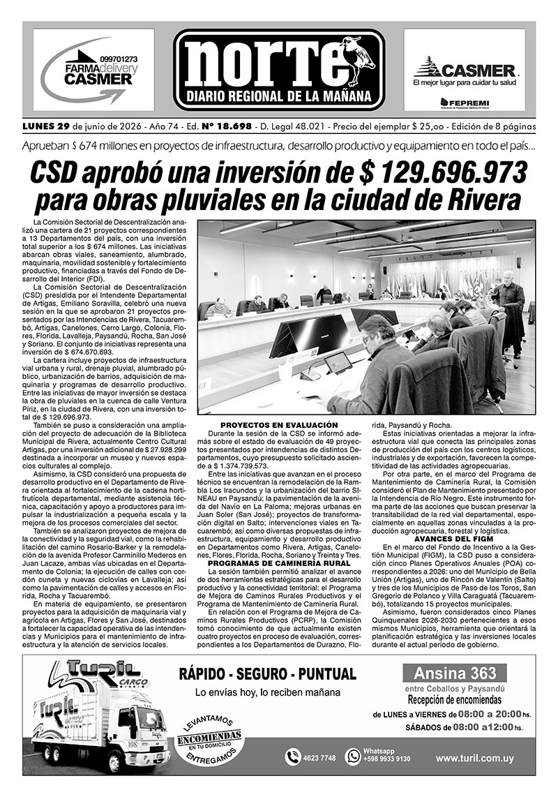 La portada del día