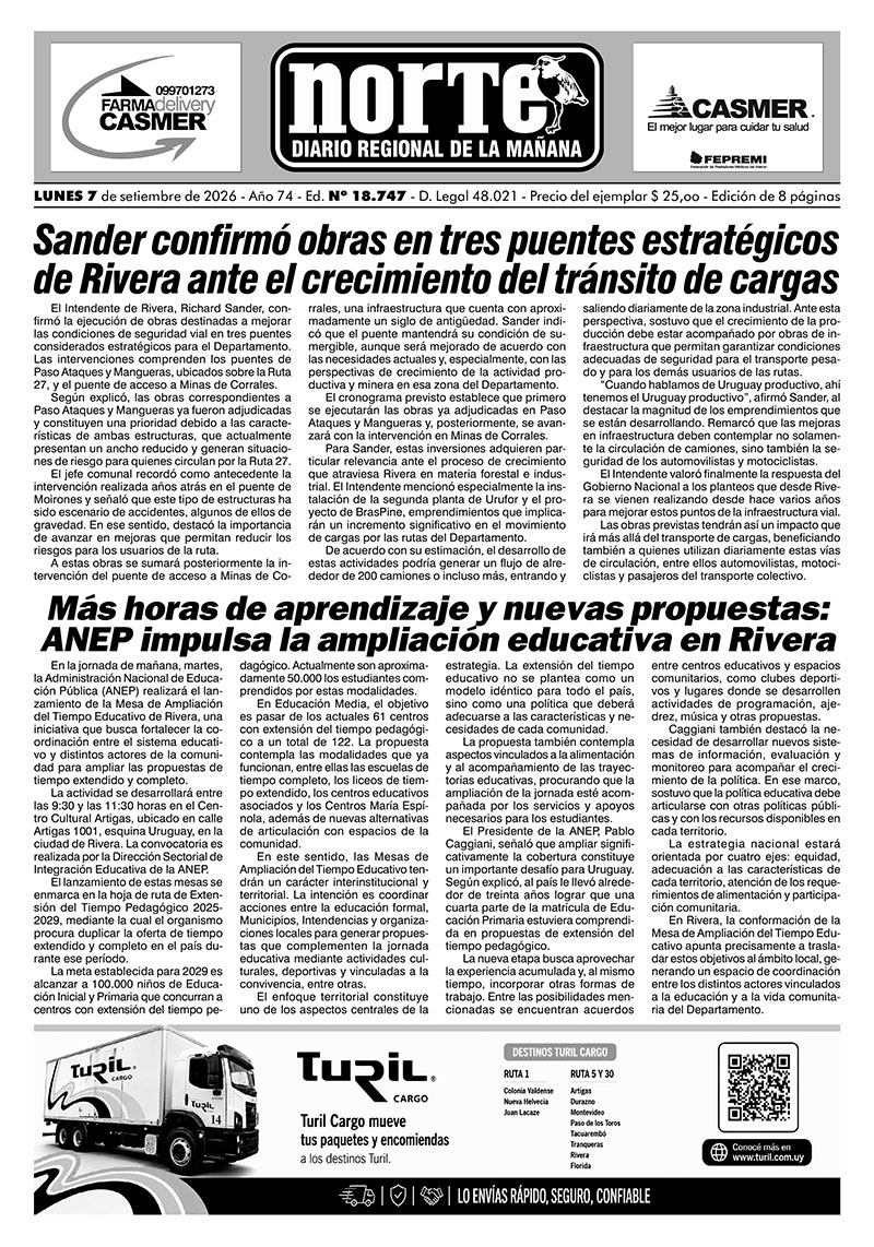 La portada del día