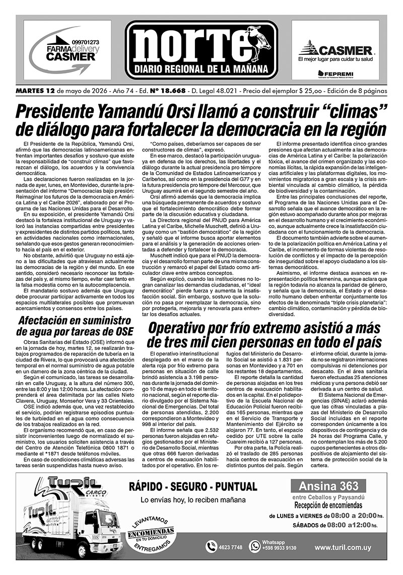 La portada del día