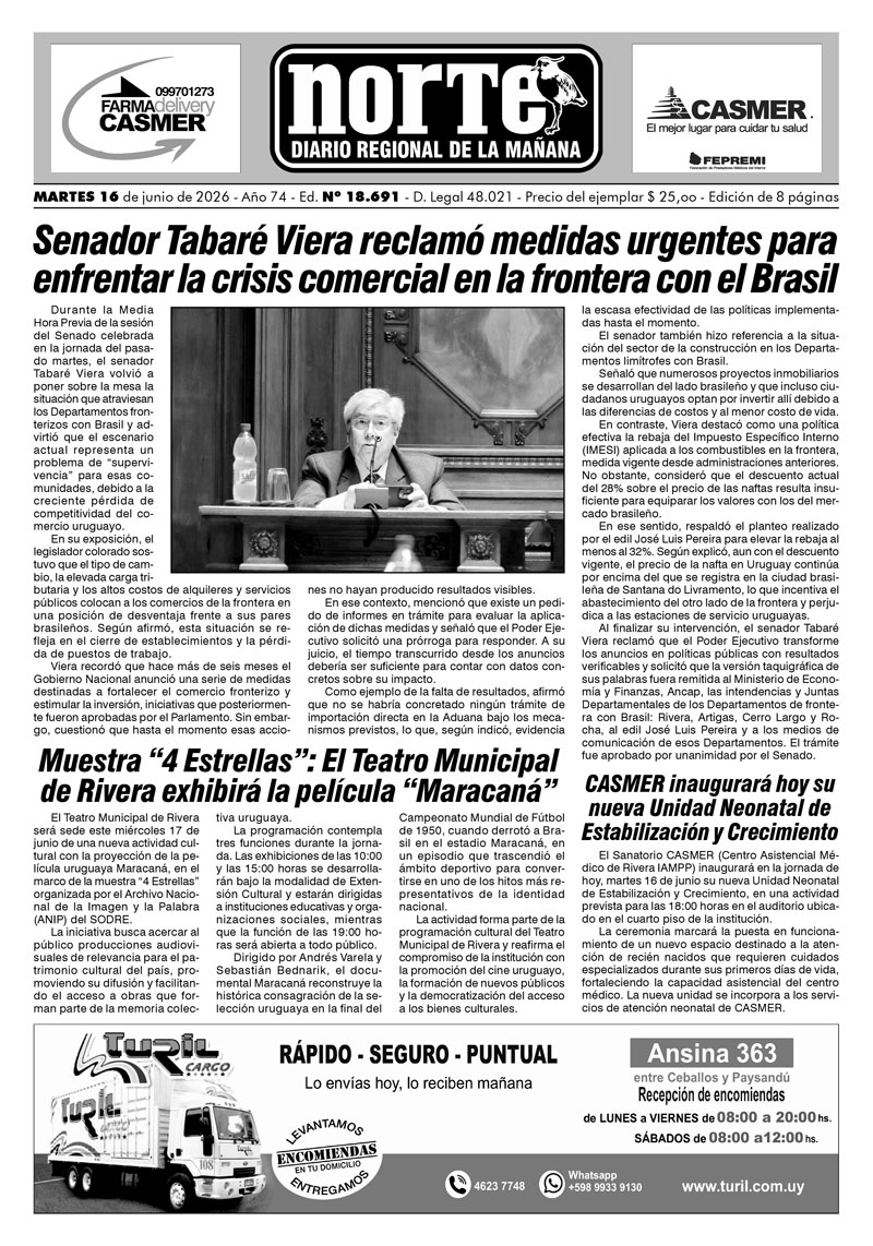 La portada del día