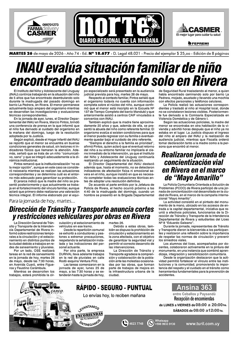 La portada del día