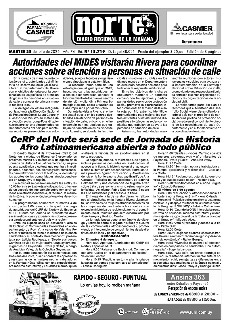 La portada del día