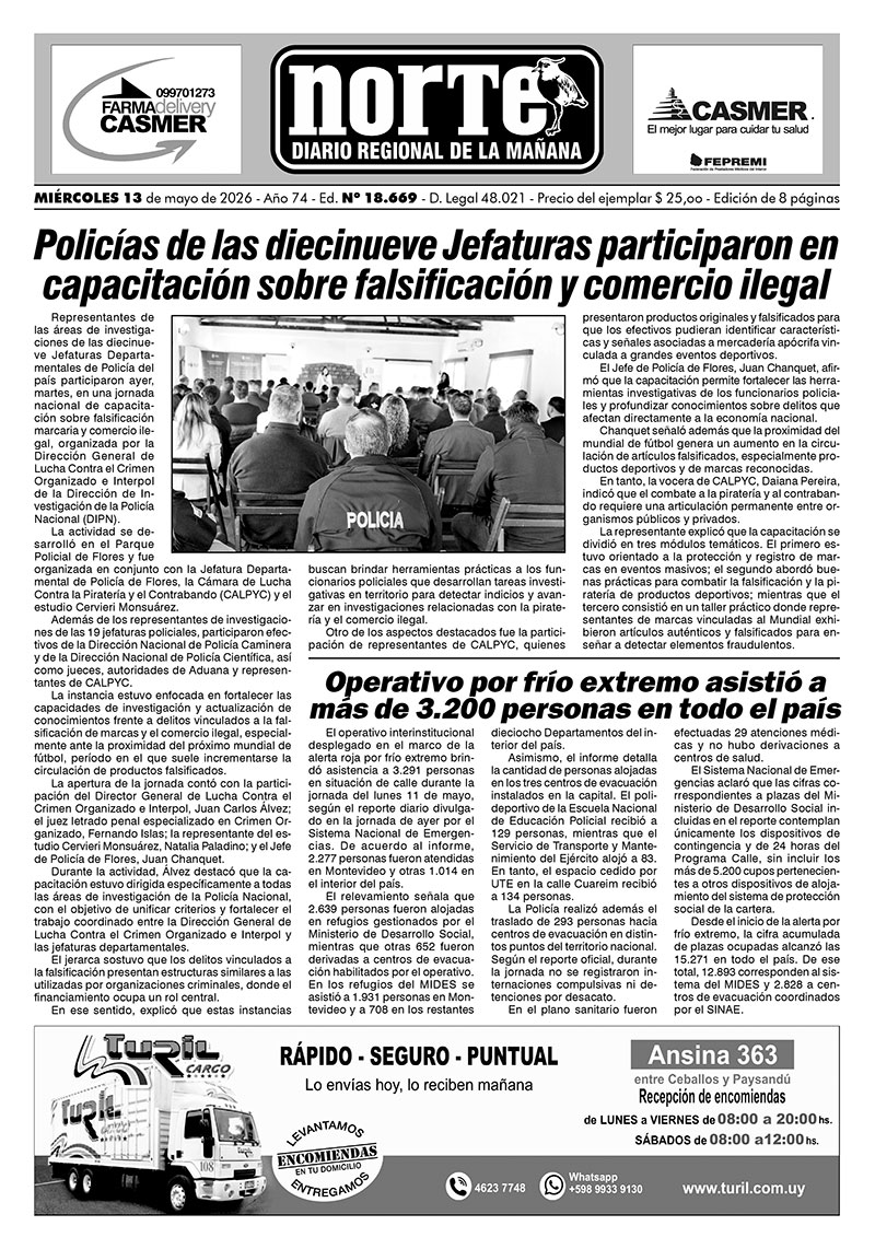 La portada del día