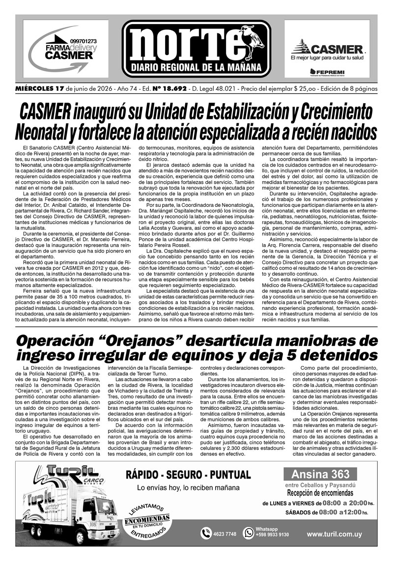 La portada del día