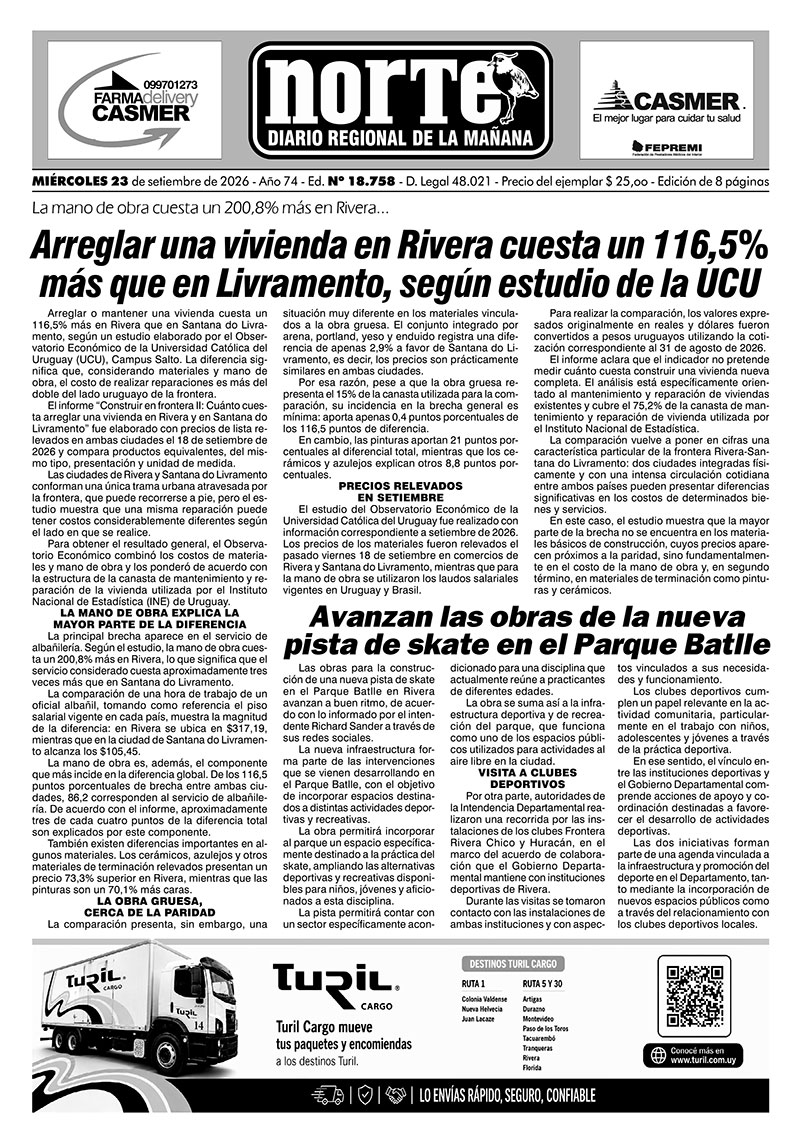 La portada del día