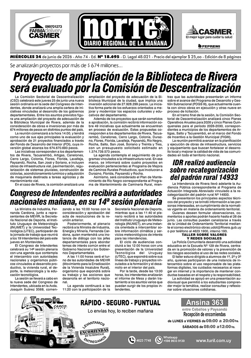 La portada del día