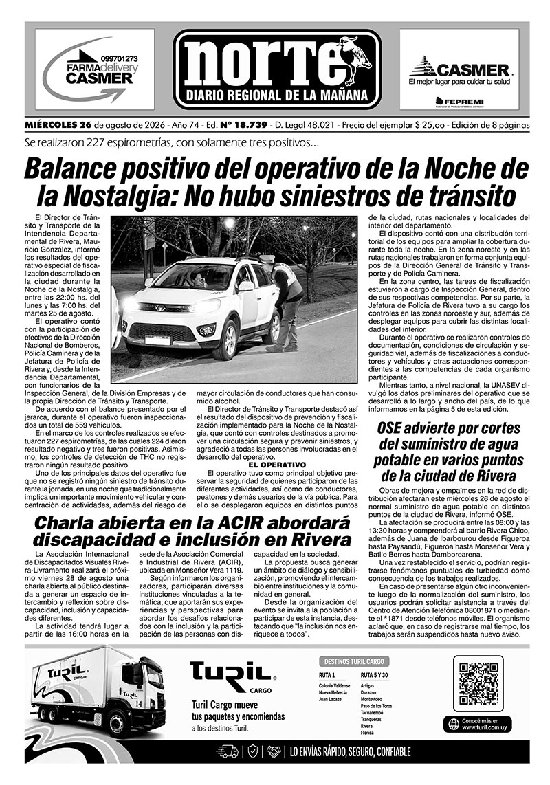 La portada del día