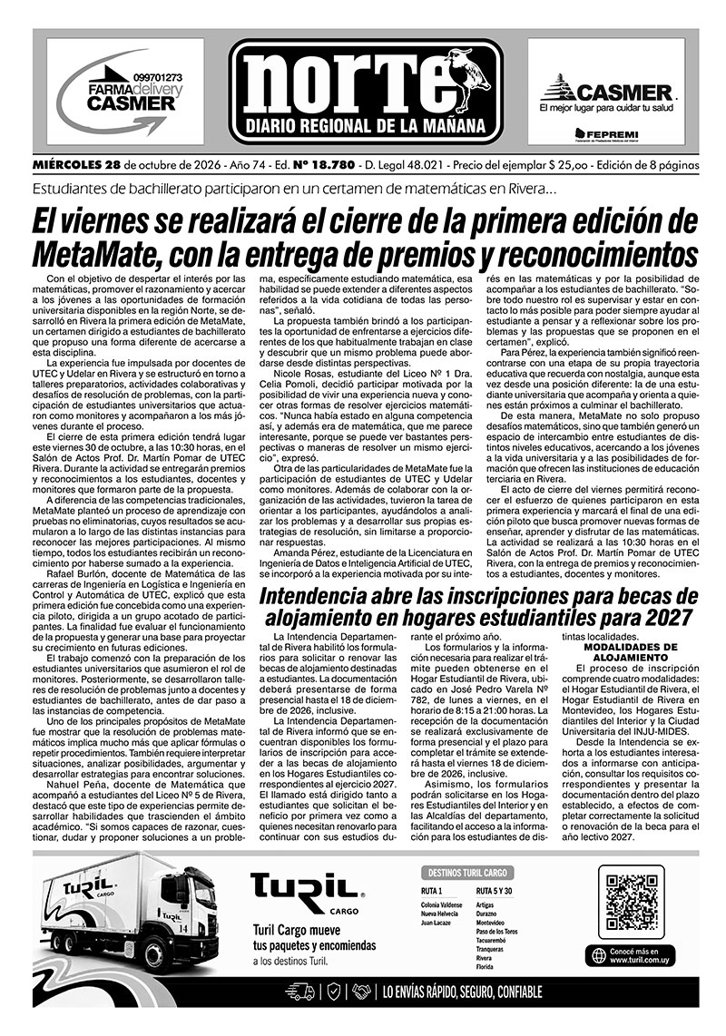 La portada del día