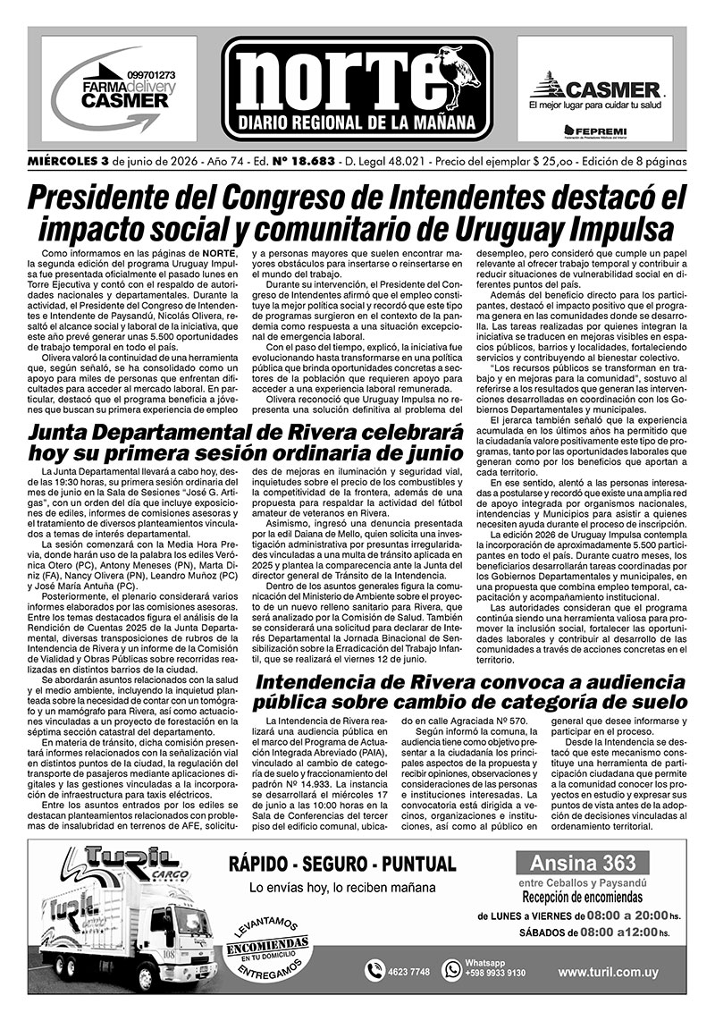 La portada del día