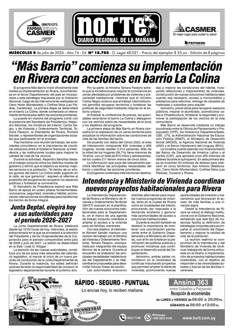 La portada del día