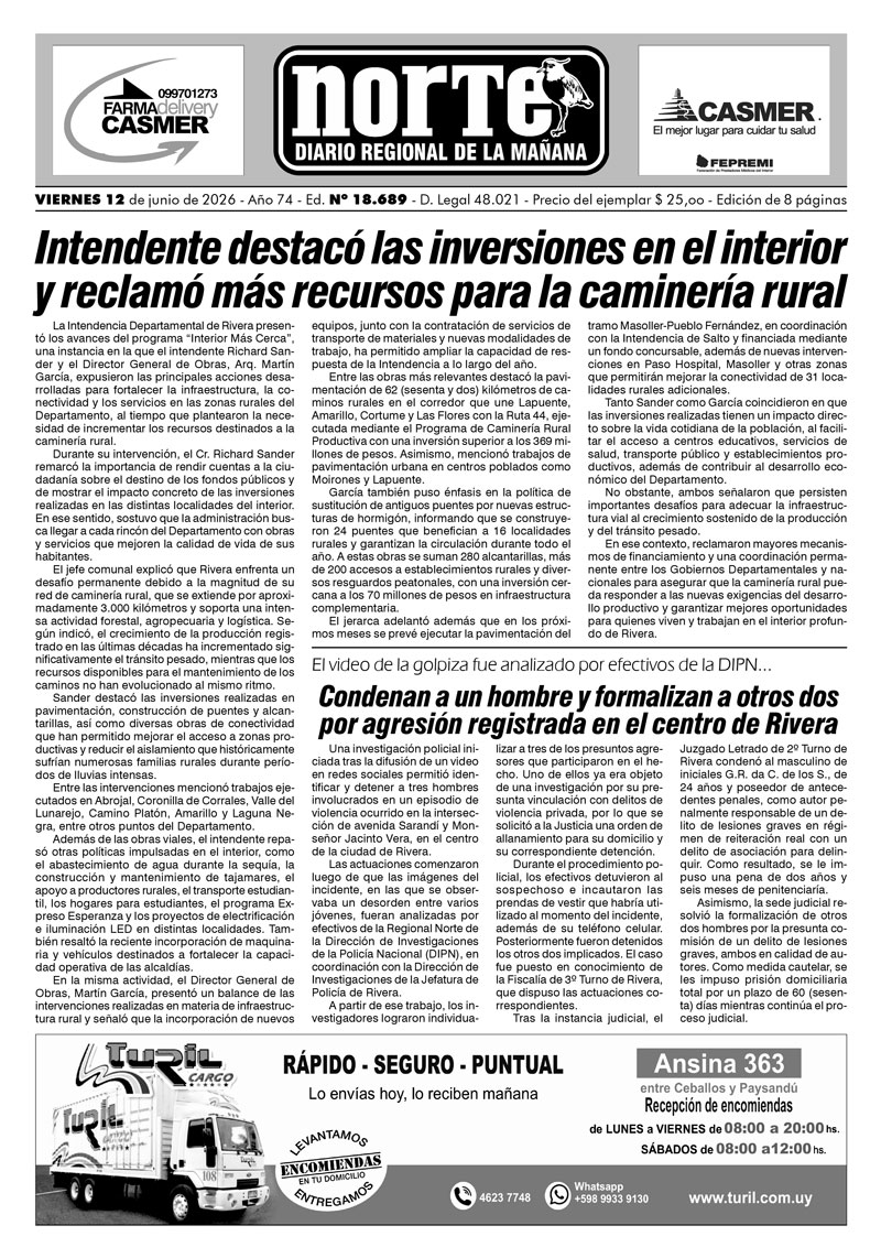 La portada del día