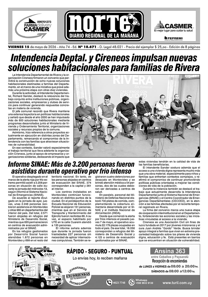 La portada del día