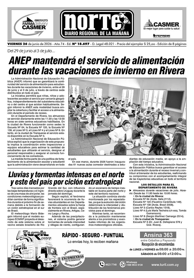 La portada del día