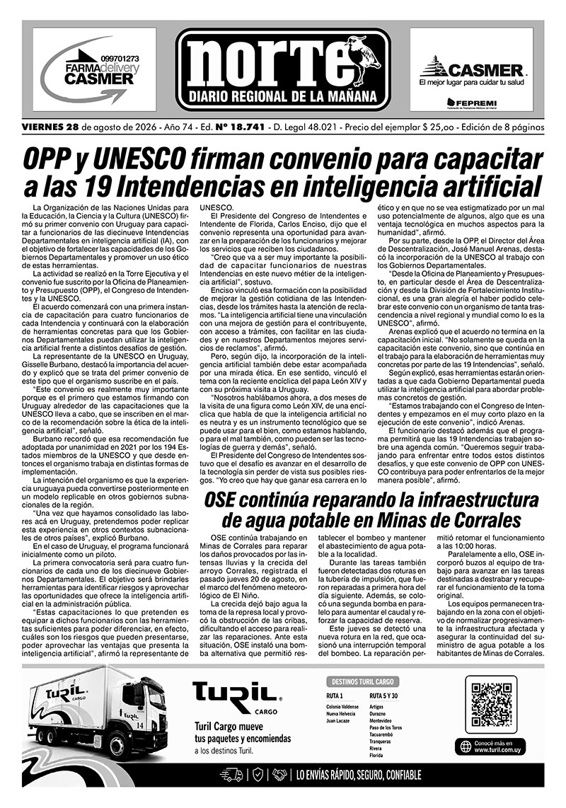 La portada del día