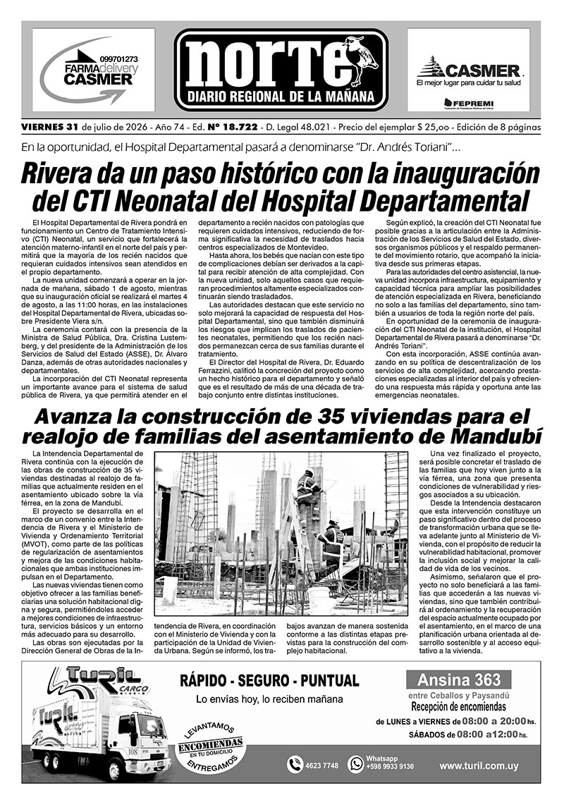 La portada del día