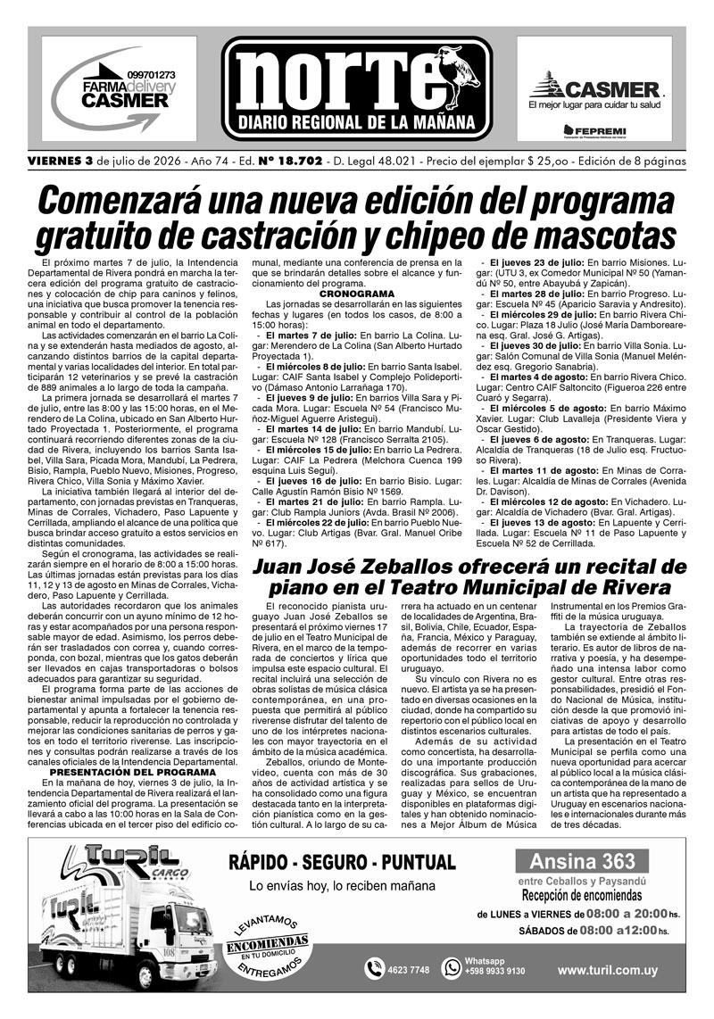 La portada del día