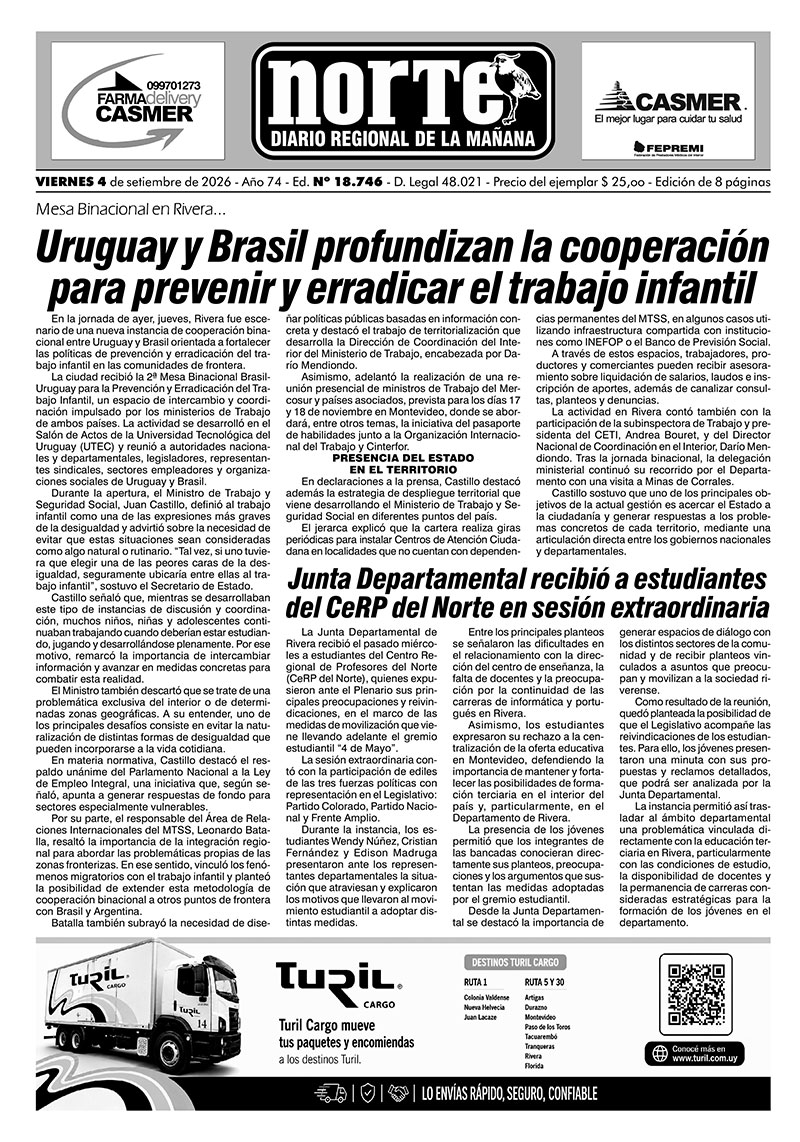 La portada del día