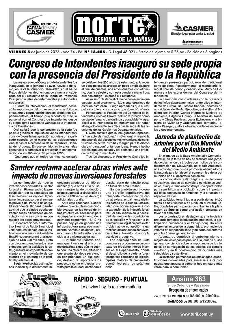 La portada del día
